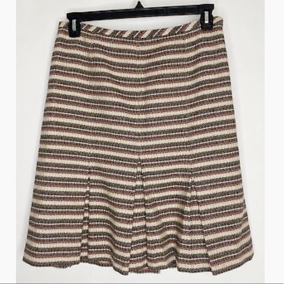 Ann Taylor LOFT Tweed Skirt 12 A-line - Picture 1 of 9